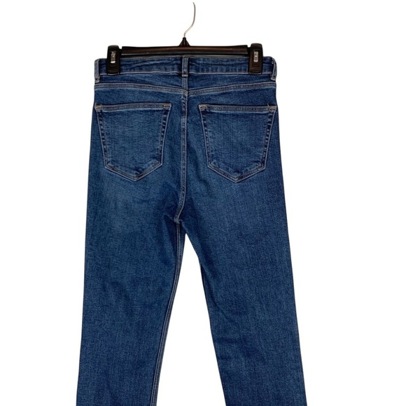 Zara Dark Wash Straight Leg Jeans size 4 - Picture 3 of 7